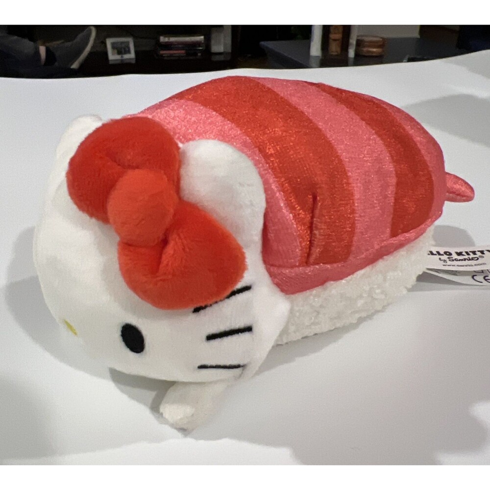 Hello Kitty Plush Sashimi Sushi Roll 7"
